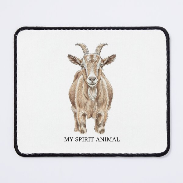 Item preview, Goat my spirit animal retro antique funny meme memes cute kawaii designed and sold by CheeseBlueprint.