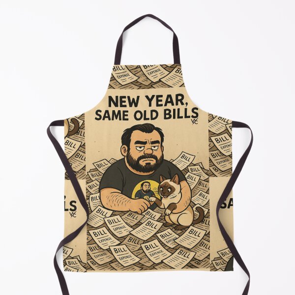 Item preview, New Year, Same Old Bills designed and sold by Wildched Artistry.