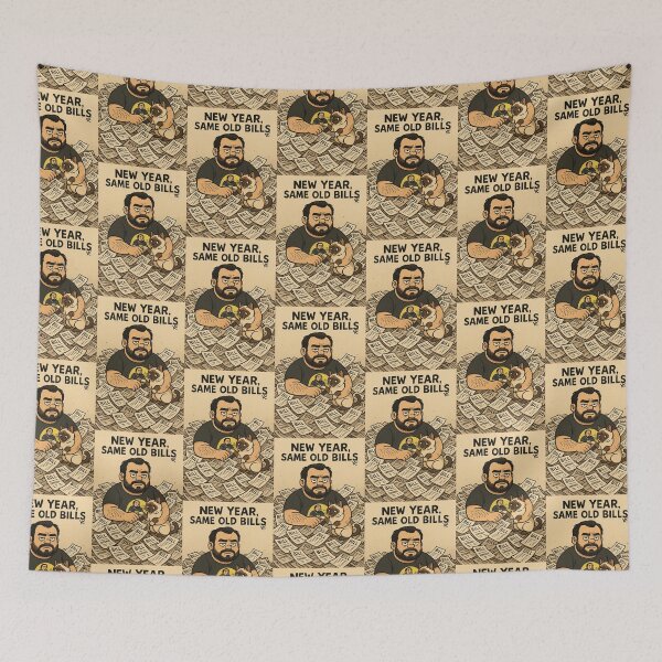 Item preview, New Year, Same Old Bills designed and sold by Wildched Artistry.