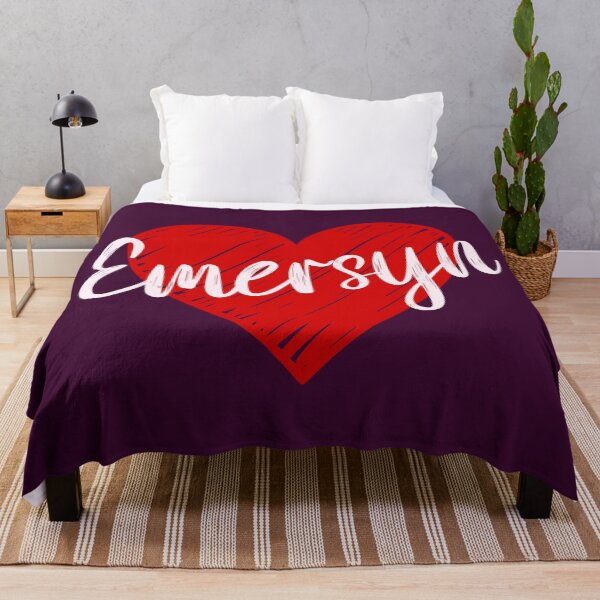 Item preview, Emersyn Name Red Heart  designed and sold by Jeallan Designs.