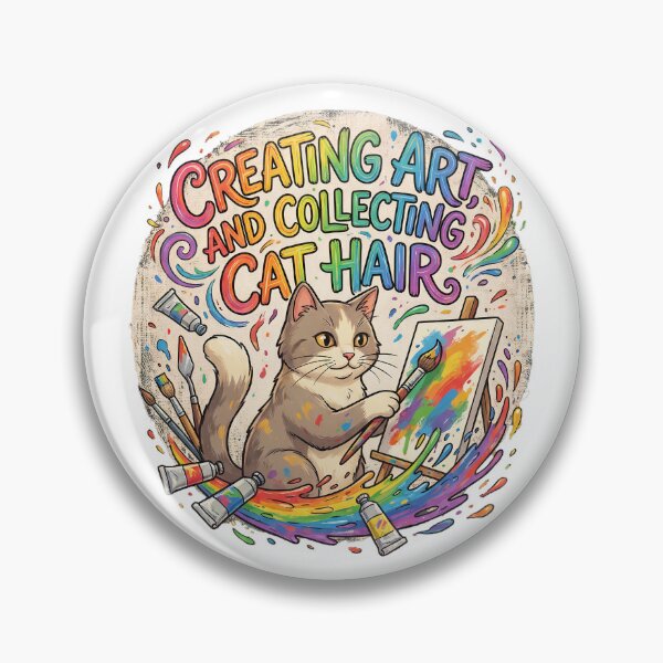 Item preview, Creating Art and Collecting Cat Hair designed and sold by Quillway.