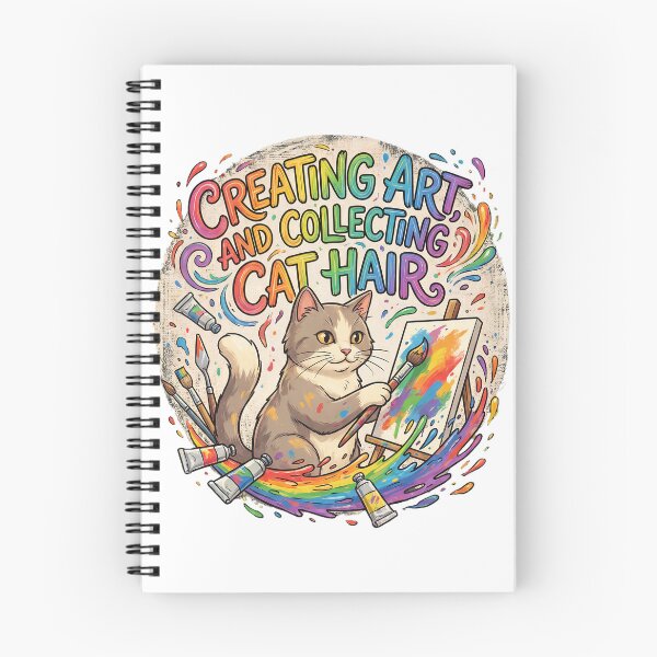 Item preview, Creating Art and Collecting Cat Hair designed and sold by Quillway.