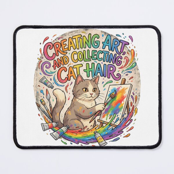 Item preview, Creating Art and Collecting Cat Hair designed and sold by Quillway.