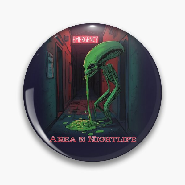 Item preview, Area 51 Nightlife Alien Bar – Drunk Green Alien Funny Sci-Fi designed and sold by Kmcantley.