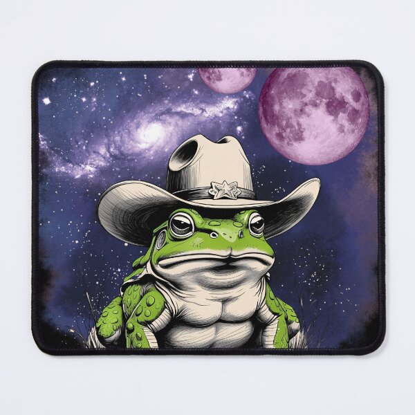 Item preview, Midnight Cowboy Frog – 3 Purple Moons, New Sheriff in Town designed and sold by Kmcantley.