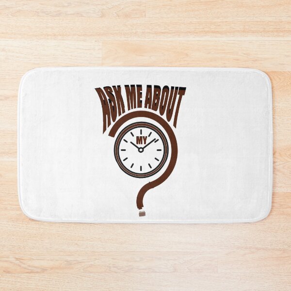 Item preview, Ask Me About My Watches – Watch Question Mark Typography Design designed and sold by Ramadane_design1.