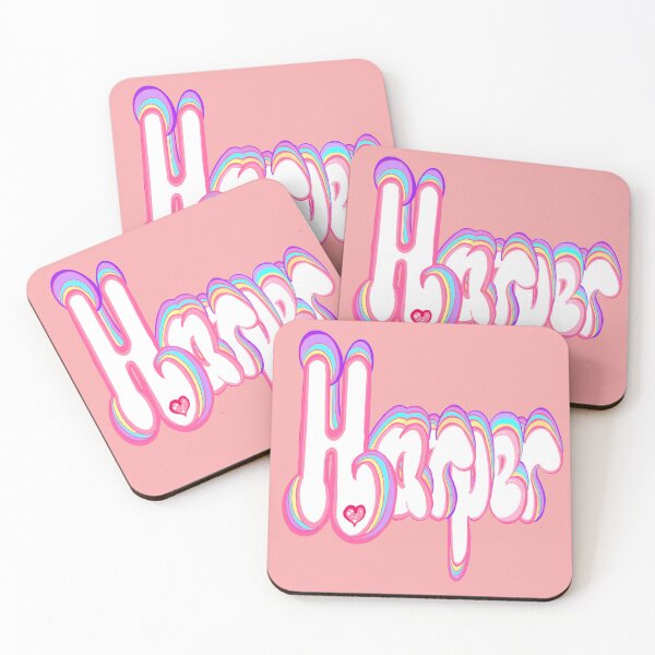 Item preview, Harper Popular Girls and womens Personalized Custom name gifts in pink and pastels designed and sold by Artonmytee.