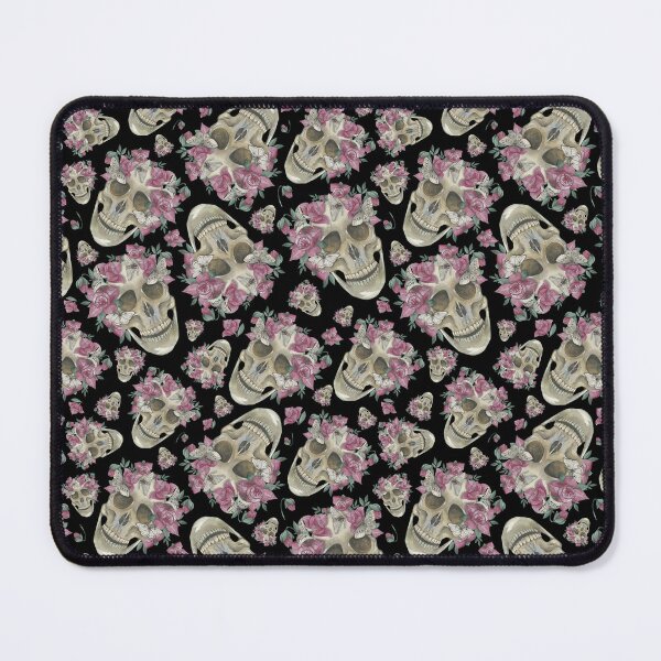 Item preview, Floral Skull Watercolor Pattern Design designed and sold by PSYNOVA.