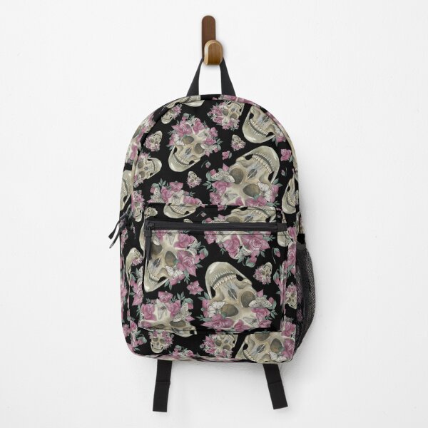 Item preview, Floral Skull Watercolor Pattern Design designed and sold by PSYNOVA.