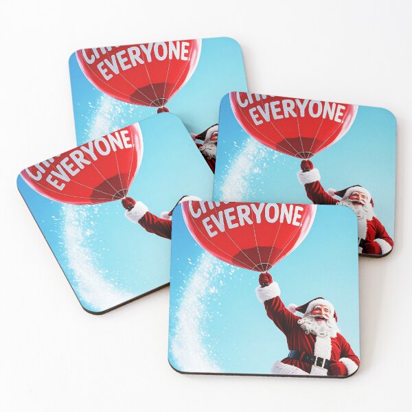 Item preview, Santa Claus Flying with Christmas Balloon - Realistic Holiday Action Photo designed and sold by Pro AguiZoul Art.
