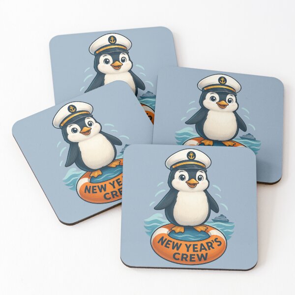 Item preview, New Year’s Crew Penguin Cruise Captain designed and sold by I AM BRO.