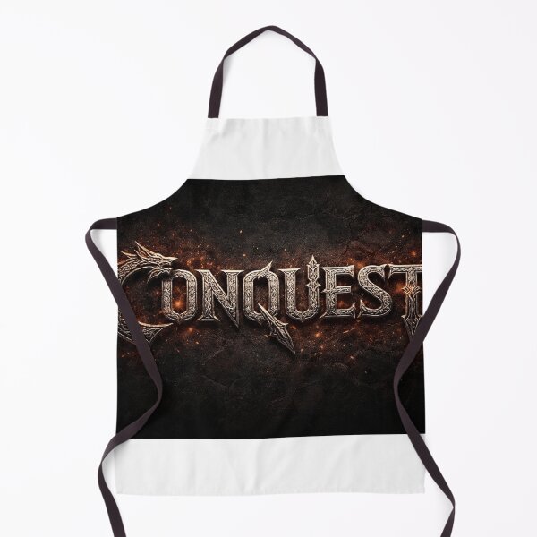Item preview, Conquest – Dark Fantasy Medieval Typography Logo | Gothic Sword & Dragon Style Art designed and sold by GarnerSupplyCo.