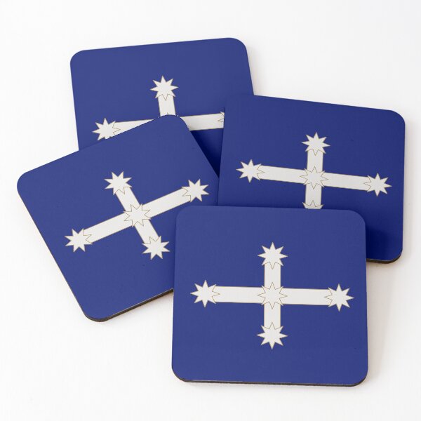 Item preview, Eureka Cross with Stars, Eureka Flag designed and sold by AASparksDesigns.