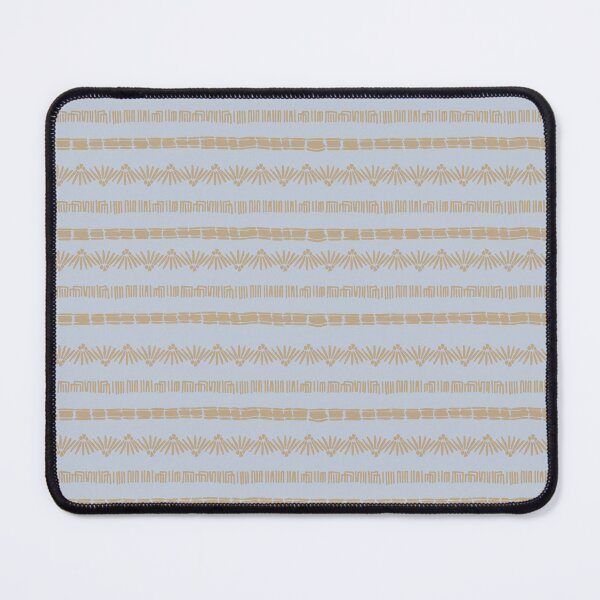 Item preview, Script - Shizen - gold blue designed and sold by Stephanie Fiona Design.