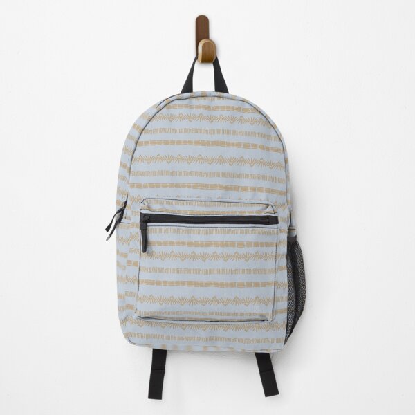 Item preview, Script - Shizen - gold blue designed and sold by Stephanie Fiona Design.