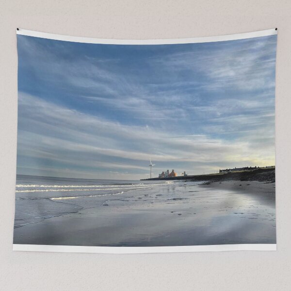 Item preview, Serene Cambois Beach in December sunshine designed and sold by Violaman.