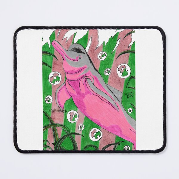 Item preview, Vibrant Pink River Dolphin Boto Wildlife designed and sold by Botagazghlat.