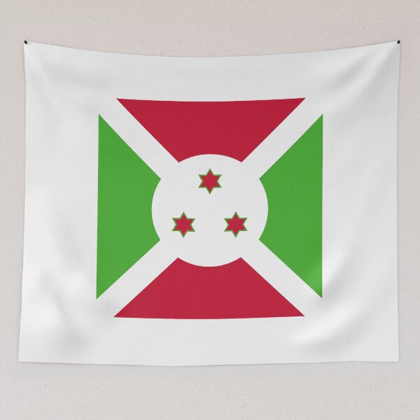Item preview, Burundi National Flag Vibrant Design designed and sold by NTGUILTY.