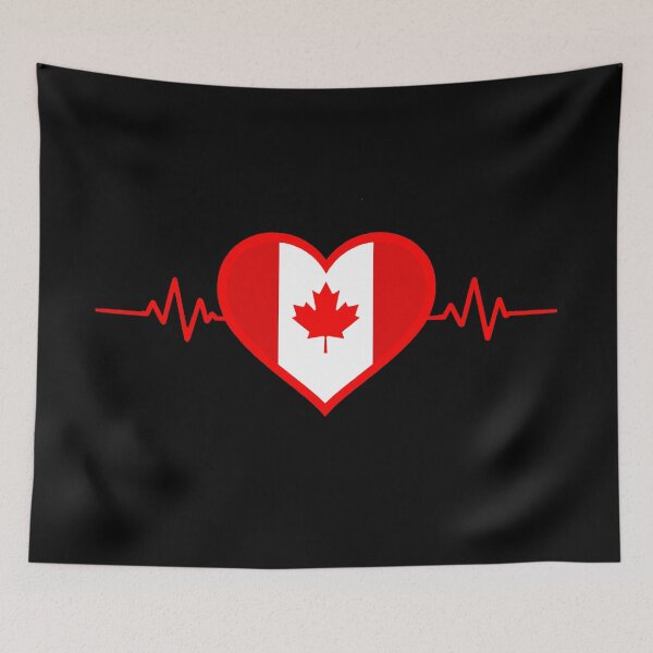Item preview, Heart with Canada Flag Symbol – Canadian Pride Love and Unity Icon designed and sold by Ach&Koor.
