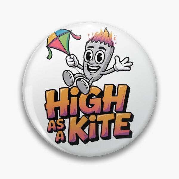 Item preview, High as a Kite – Funny Retro Chill Vibes Gift for Pot Head designed and sold by The People’s Punchline.