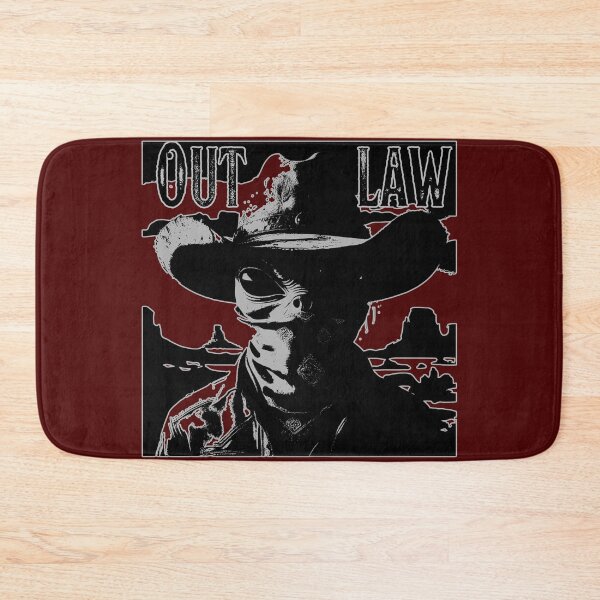 Item preview, Outlaw Alien Cowboy – Desert Western Sci-Fi Bandit Art designed and sold by Kmcantley.