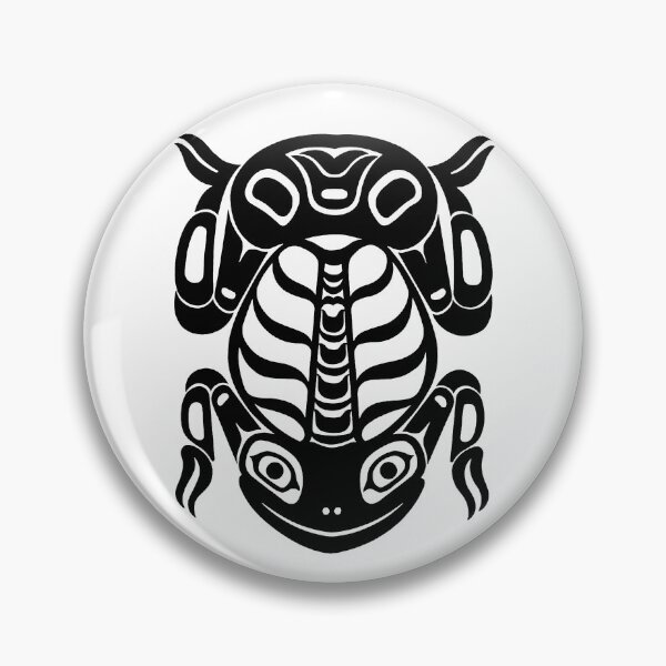 Item preview, Frog Totem of Pacific Northwest Indians British Columbia designed and sold by YuckyCat.