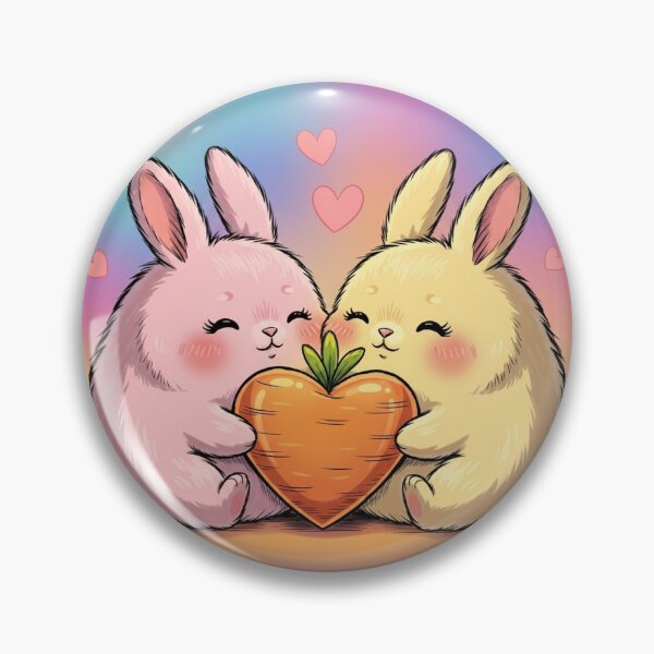 Item preview, Bunnies Sharing Love designed and sold by PetJoyPrintsCO.