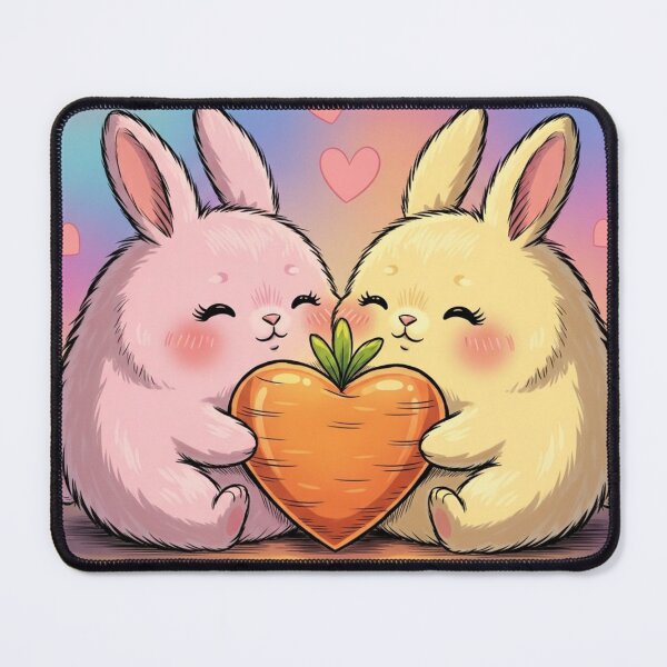 Item preview, Bunnies Sharing Love designed and sold by PetJoyPrintsCO.