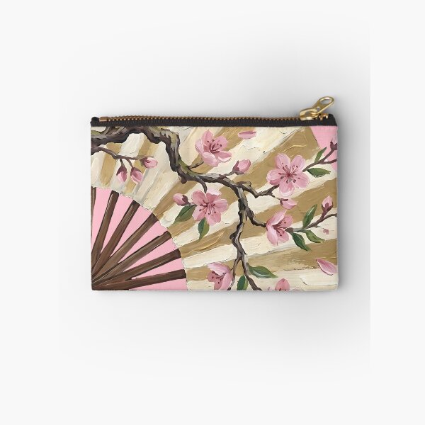 Item preview, Japanese Sakura Folding Fan — Floral Sensu designed and sold by Mora Atelier Designs.