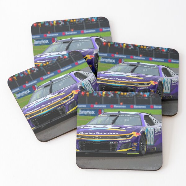 Item preview, Shane van Gisbergen racing in his 2025 Nascar Cupcar to victory in Mexico abstract designed and sold by Rodissimus1984.