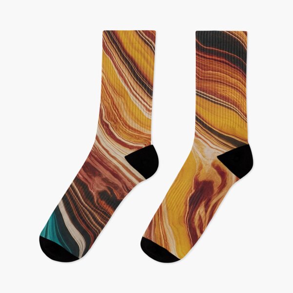 Item preview, Vibrant Abstract Agate Waves Pattern designed and sold by Ed & Harmony.