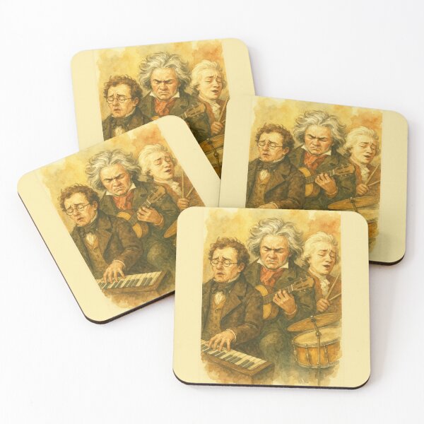 Item preview, Beethoven, Mozart & Schubert designed and sold by Sarcastic designs.