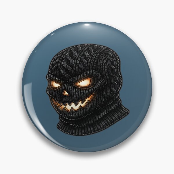 Item preview, Glowing Evil Smile Balaclava - Dark Streetwear Art designed and sold by Dakson Design - Fantasy Art.