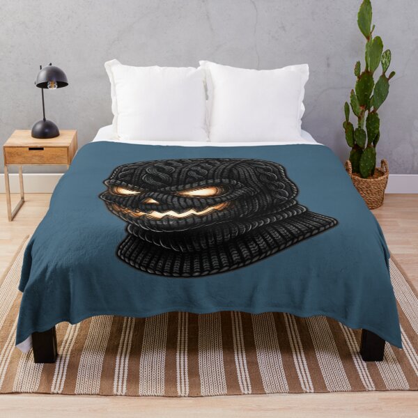 Item preview, Glowing Evil Smile Balaclava - Dark Streetwear Art designed and sold by Dakson Design - Fantasy Art.