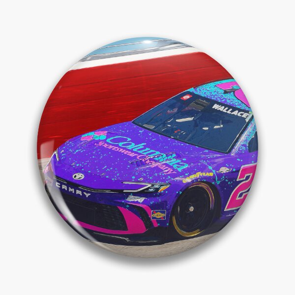 Item preview, Bubba Wallace racing in his 2025 Nascar Cupcar watercolor designed and sold by Rodissimus1984.