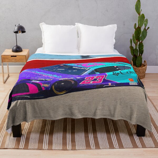 Item preview, Bubba Wallace racing in his 2025 Nascar Cupcar watercolor designed and sold by Rodissimus1984.