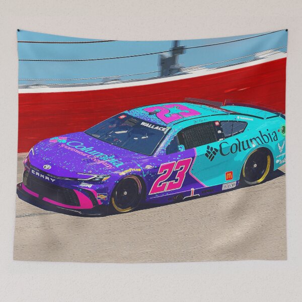 Item preview, Bubba Wallace racing in his 2025 Nascar Cupcar watercolor designed and sold by Rodissimus1984.