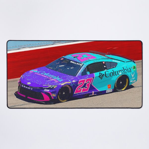 Item preview, Bubba Wallace racing in his 2025 Nascar Cupcar watercolor designed and sold by Rodissimus1984.