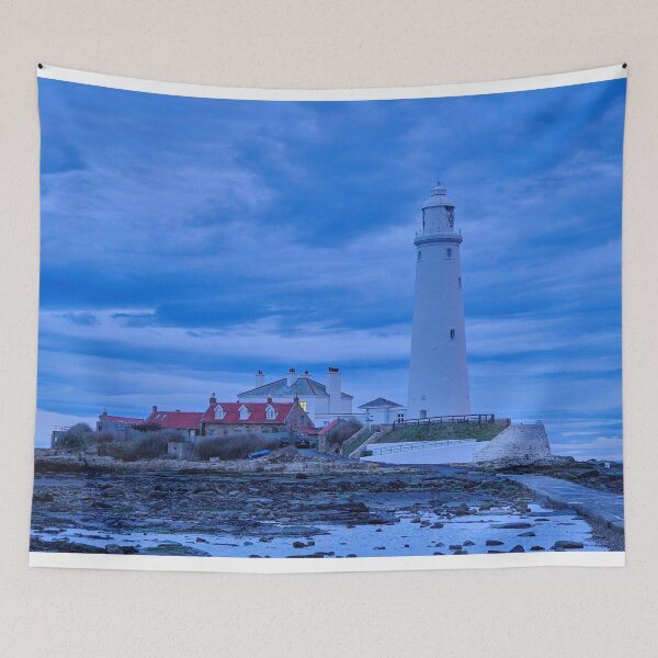 Item preview, St Marys Island and Lighthouse before Sunrise designed and sold by Violaman.