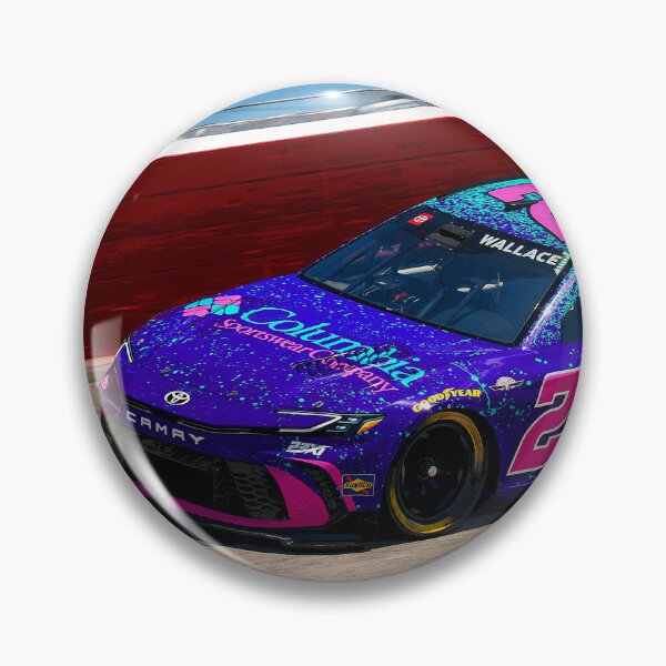 Item preview, Bubba Wallace racing in his 2025 Nascar Cupcar abstract designed and sold by Rodissimus1984.