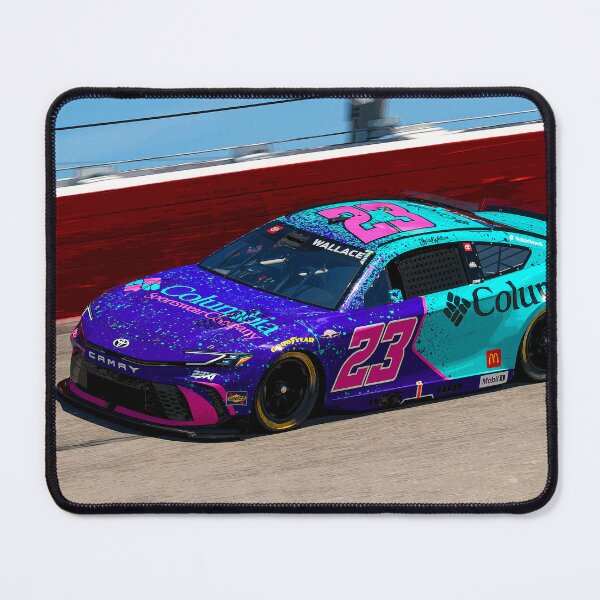 Item preview, Bubba Wallace racing in his 2025 Nascar Cupcar abstract designed and sold by Rodissimus1984.