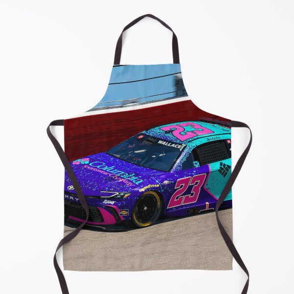 Item preview, Bubba Wallace racing in his 2025 Nascar Cupcar abstract designed and sold by Rodissimus1984.