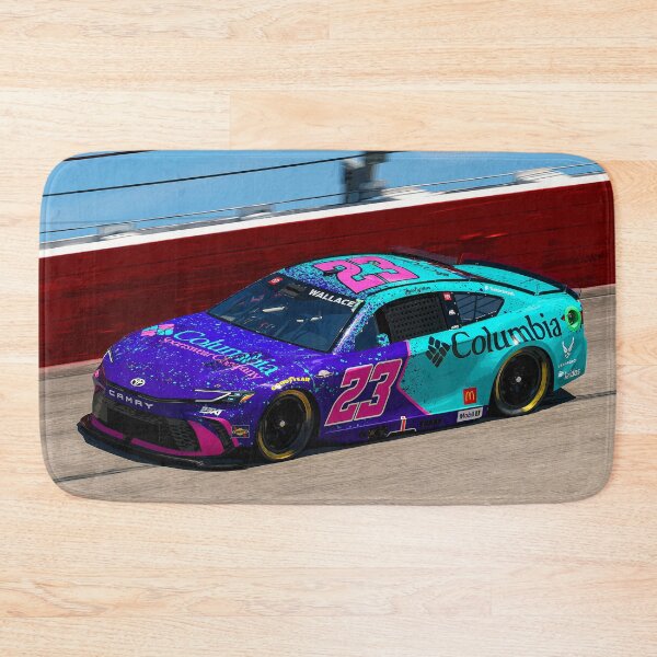 Item preview, Bubba Wallace racing in his 2025 Nascar Cupcar abstract designed and sold by Rodissimus1984.