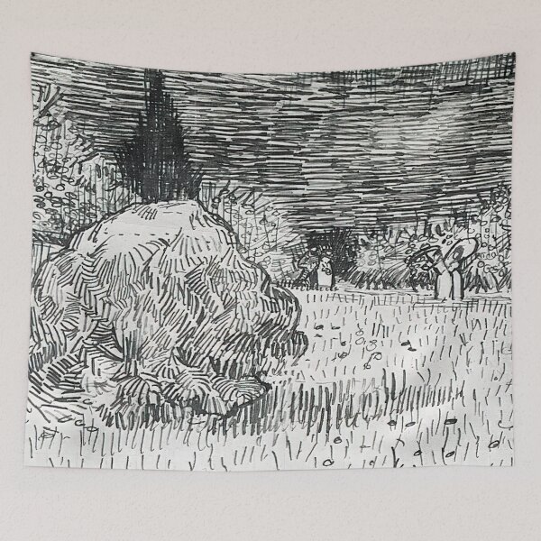 Item preview, Vincent Van Gogh - Bush In The Park At Arles designed and sold by st1art.