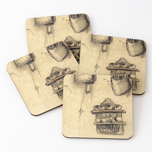 Item preview, Vincent Van Gogh - Clock, Clog With Cutlery And A Spoon Rack designed and sold by st1art.