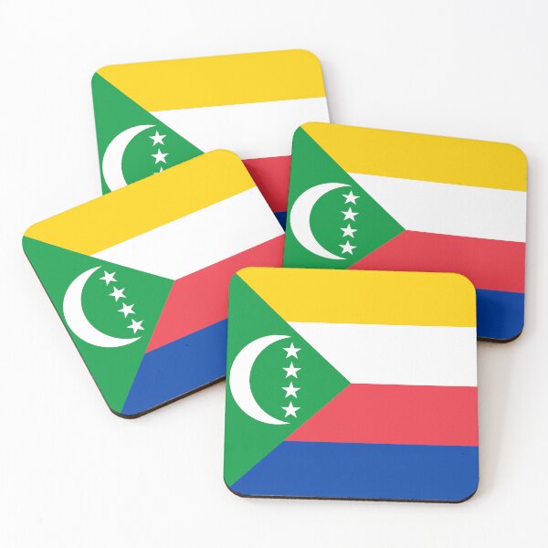 Item preview, Comoros National Flag Vibrant Design designed and sold by NTGUILTY.