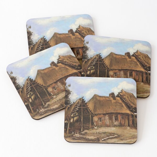 Item preview, Vincent Van Gogh - Cottage With Decrepit Barn And Stooping Woman designed and sold by st1art.