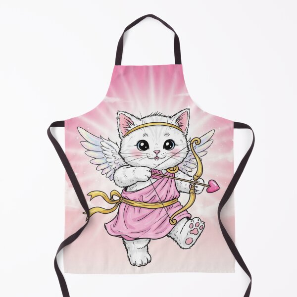 Item preview, Mischievous Cupid Kitten designed and sold by PetJoyPrintsCO.