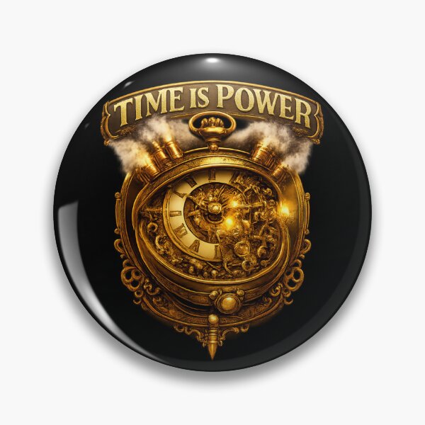 Item preview, Time Is Power Steampunk Motivation Clockwork T-Shirt Design designed and sold by Eric’s Creative Corner.