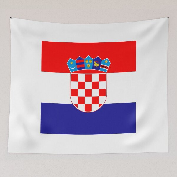 Item preview, Croatia National Flag Detailed Design designed and sold by NTGUILTY.